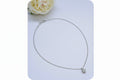 Sterling Silver CZ Heart Pendant Necklace | JIA Jewellery