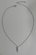 Triple Pearl Drop Necklace – Sterling Silver