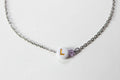 Personalised Sterling Silver Initial Bracelet with Coloured Beads | JIA Jewellery