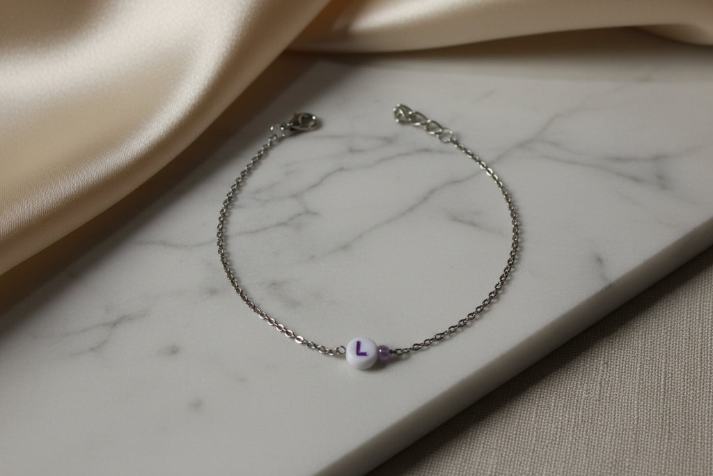 Personalised Initial Bracelet Gift Ready Sterling Silver | JIA Jewellery